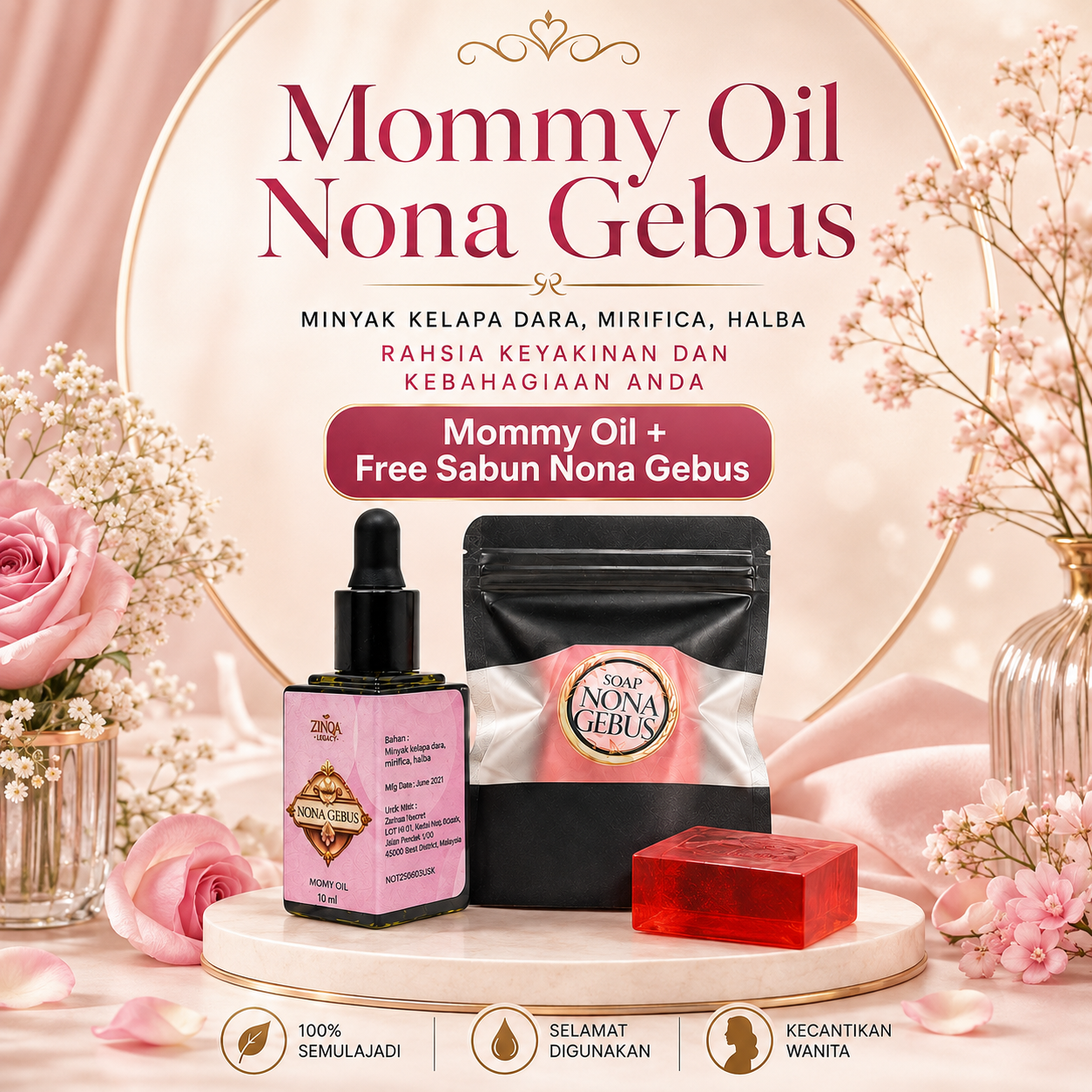 Botol Mommy Oil NonaGebus